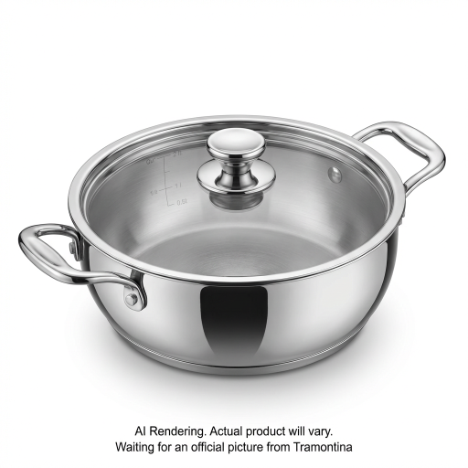 Tramontina Kadai With Lid - 1.8 Quart