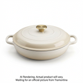Tramontina 4Qt Cov Braiser-Ci-Pe-Wht-Ssg