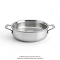 Tramontina Signature 3 Quart Tri-Ply Clad Stainless Steel Covered Braiser