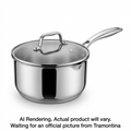 Tramontina 2 Qt Cov Sauce Pan-Allegra-Ss-Nal