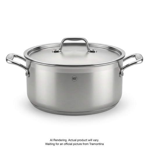 Tramontina 9 Qt Covered Dutch Oven - Stainless Stee