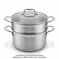 Tramontina 5 Qt Steamer Set - 18/10 Ss - Tri-Ply Ba
