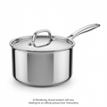 Tramontina Signature Tri-Ply Clad Stainless Steel Covered Sauce Pan, 2 qt.