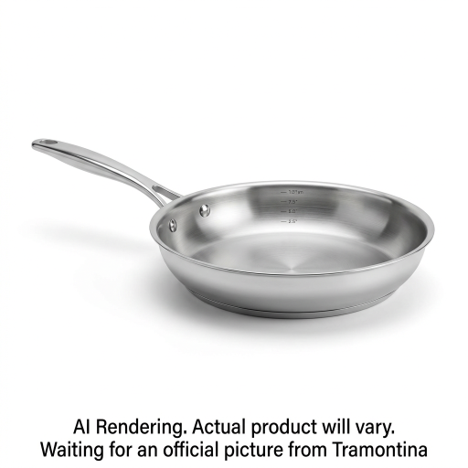 Tramontina Signature Tri-Ply Base Stainless Steel Fry Pan, 12 in.