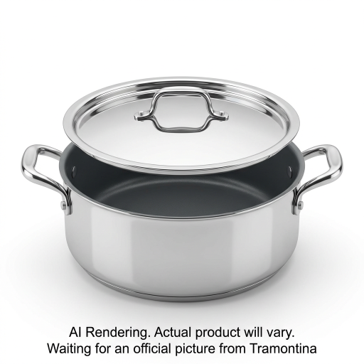 Tramontina 3.25Qt Cov Casserole-Ss Tpc-Cer-Nat-Ark