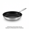 Tramontina 10 In Saute Pan - Stainless Steel - Nonstick - Tubular Ss Handle