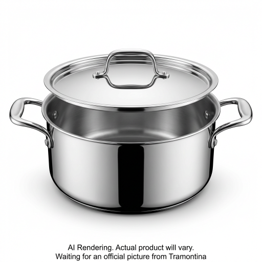 Tramontina Signature 5 Quart Tri-Ply Clad Stainless Steel Covered Dutch Oven