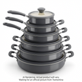 Tramontina 11 Pc Nesting Cw Set-Pe-Cer-Dk Gray-Oly