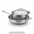 Tramontina Signature 12.5 Inch Tri-Ply Clad Stainless Steel Wok