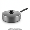 Tramontina 5 Qt Covered Jumbo Cooker - Aluminum, Ns - Steel Gray - Den - Primaware