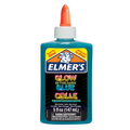 Elmer?s Glow-in-the-Dark Liquid Glue, Washable, Blue, Great for Making Slime, 147 mL