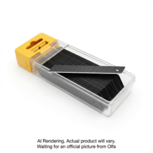 OLFA 9mm ABB-50B Black Snap Blades, 50pk
