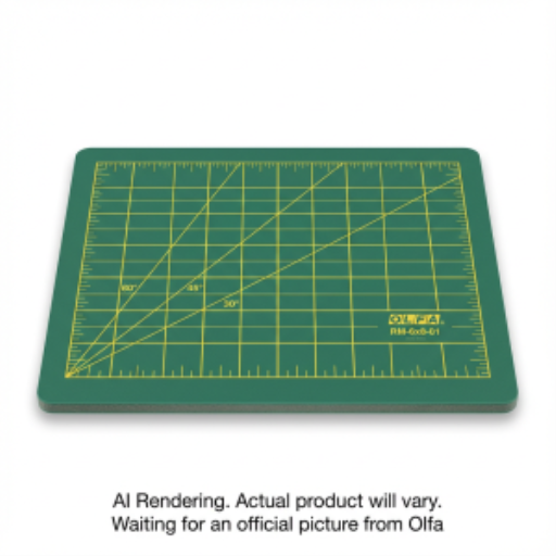 OLFA RM-6x8-01 6" x 8" Double Sided Rotary Mat, Green