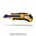 OLFA 25mm XH-1 Fiberglass Rubber Grip Ratchet-Lock Knife