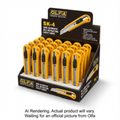 OLFA SK-4/24 Semi-Auto Self-Retracing Safety Knife - Display, 24 Unit