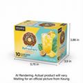 Donut Shop Coffee Single Serve - Dshp Kcup Pnapl Rfrshr 10Ct Ca
