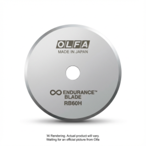 OLFA 60mm RB60H-1 Endurance Rotary Blade, 1pk