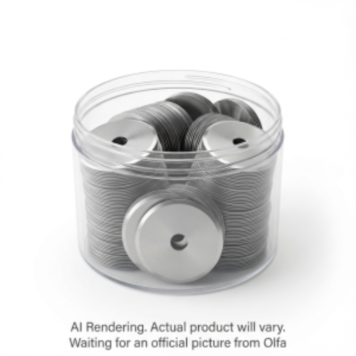 OLFA 18mm RB18-500 Stainless Steel Rotary Blade, 500pk