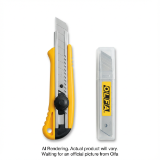 OLFA 18mm BN-L/LB10B Combo Pack Utility Knife w/Silver Blade, 10pk
