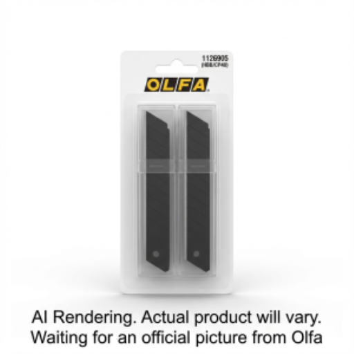 OLFA 25mm HBB/CP40 Black Snap Blades, 40pk
