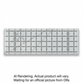 OLFA QR-6x24 6" x 24" Frosted Acrylic Ruler