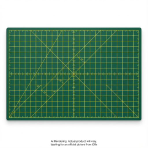 OLFA RM-MG-01 24" x 36" Double Sided Rotary Mat, Green
