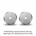 OLFA 18mm RB18-2 Stainless Steel Rotary Blade, 2pk