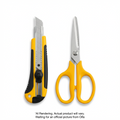 OLFA L-2/SCS-2 Heavy Duty 18mm L-2 Knife + 7? Scissors  NEW - 1 Unit