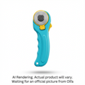 OLFA 45mm RTY-2/C Quick-Change Rotary Cutter, Aqua