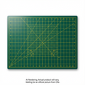 OLFA RM-SG-01 18" x 24" Double Sided Rotary Mat, Green