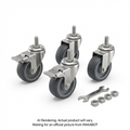 Rakabot Titan & Zeus - 5/16"-18 Caster Wheel Kit