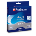Verbatim BDR 25G 16X VRB WHT HC HUB 10PK SPBX-PEG