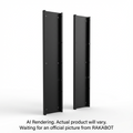 (CUSMA form attached) Rakabot Titan 7 Tier powder coated side panel MATE BLACK