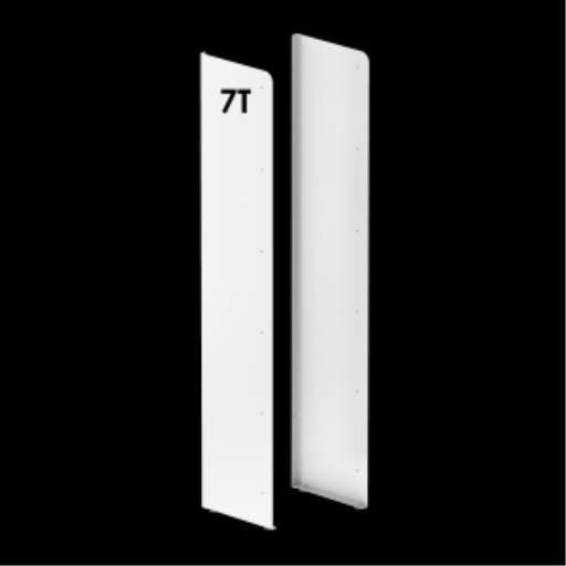 (CUSMA form attached) Rakabot Titan 7 Tier powder coated side panel PURE WHITE