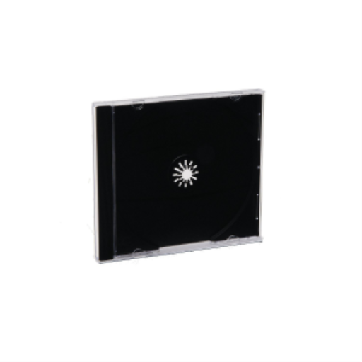 Verbatim CD/DVD JWLCASE 200PK BULK CLEAR/BLK TRAY
