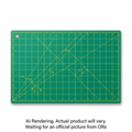 OLFA RM-CG-01 12" x 18" Double Sided Rotary Mat, Green