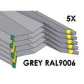 (CUSMA form attached) Rakabot Titan 5x shelves of 47 inches wide coated GREY RAL9006