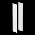 (CUSMA form attached) Rakabot Titan 6 Tier  powder coated side panel PURE WHITE