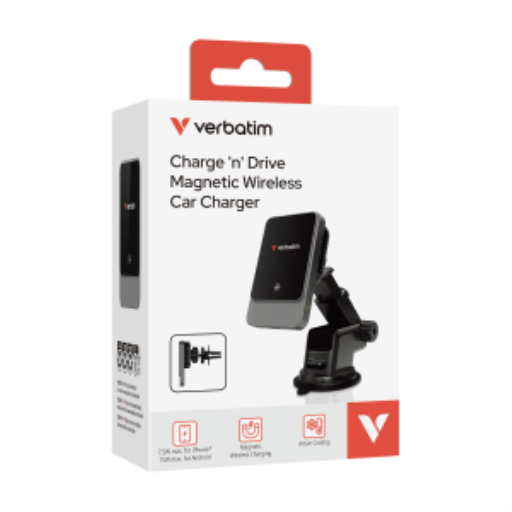 Verbatim Charge 'n' Drive Magnetic Wireless Car Charger CND-03