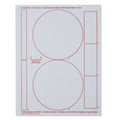 Verbatim Vrb Disc Labels Matte White 100 Labels/2