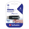 Verbatim 8GB SnG V3 USB 3.0 Black/Grey