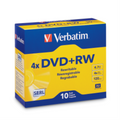 Verbatim DVD+RW 4.7G 4X VRB 10PK SC.BOX SERL-OPP