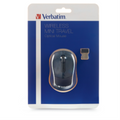 Verbatim Wireless Mini Travel Mouse (Graph) 6 ea