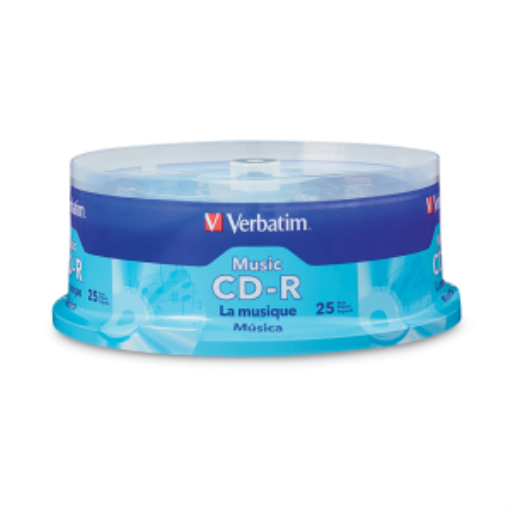 Verbatim AUDIO CDR 80/700 40X VRB 25PK SP