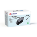 Verbatim USB-C Wireless 1080p HDMI Adapter with USB Hub & Card Reader WHA-01