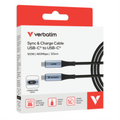 Verbatim Sync & Charge USB C to USB C 100W Display 120 cm