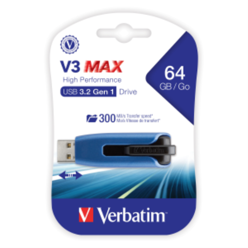 Verbatim 64GB V3 Max USB 3.0 Drive