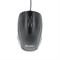 Verbatim Corded Optical Mouse - Black