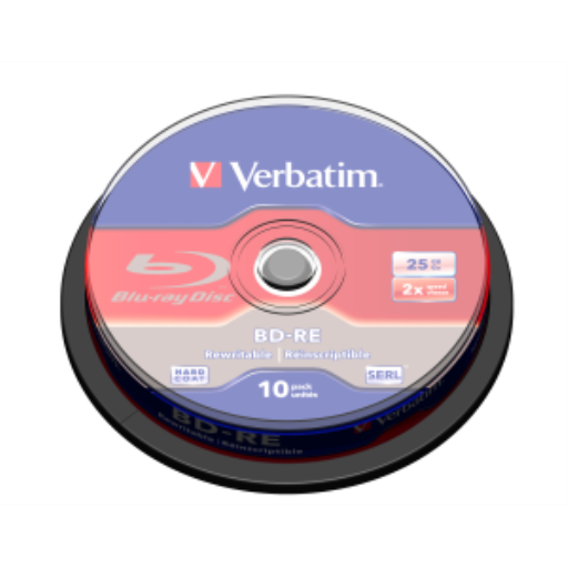 Verbatim BD-RE 25G 2X VRB WHT HC 10SP