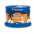Verbatim DVD-R 4.7G 16X VRB AZO WHT IJ BH 50PK SP